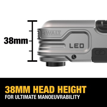 DEWALT NASADKA KĄTOWA DO WKRĘTARKI UCHWYT NA BITY HEX 1/4 LED USB DTLRA