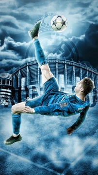 Plakat Cristiano Ronaldo Real Madryt CR7 Obraz 90x60 cm