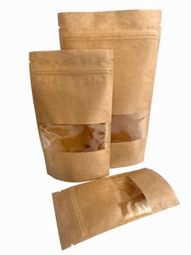 MAŁA TOREBKA PAPIEROWA Pieprz Kawa DOYPACK 50sz