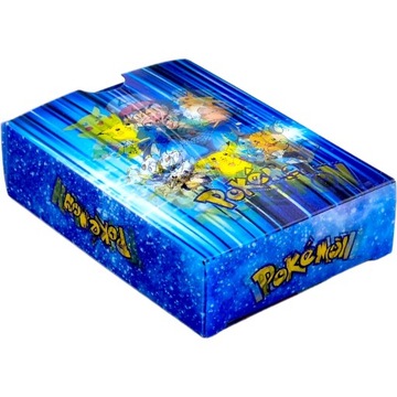 КОЛЛЕКЦИОННЫЕ КАРТОЧКИ POKEMON 3D 55 ШТ. + КОРОБКА ДЛЯ КАРТ ЧЕХОЛ 2в1 КОРОБКА