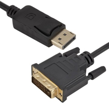 Конвертер DisplayPort DP в DVI 24+1 кабель 1,8 м