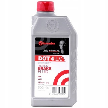 BREMBO DOT-4 DOT 4 LV ABS ESP 500ml Płyn hamulcowy