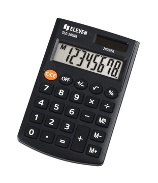 Kalkulator kieszonkowy prosty matura egzamin Eleven SLD200NR mały