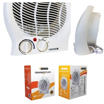 TERMOWENTYLATOR FARELKA GRZEJNIK ELEKTRYCZNY 2000W TERMOSTAT