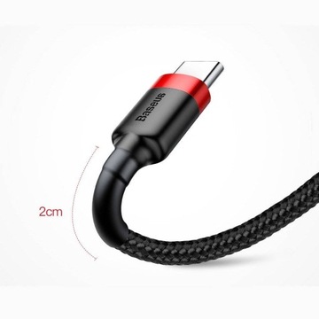 Нейлоновый кабель Baseus USB TYPE C USB-C 2A, 3M