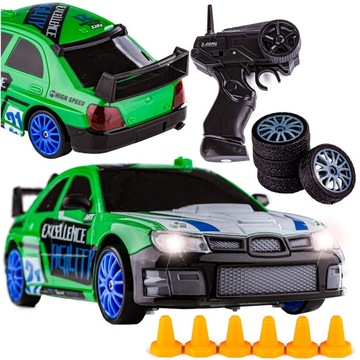 Samochód Zdalnie Sterowany 4x4 RC AUTO na Pilota do DRIFTU Światła LED Koła