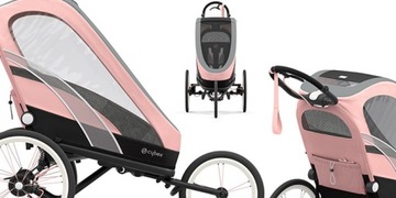Cybex Zeno Отбеленный прицеп для бегового велосипеда