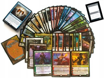 MTG Zestaw 50 unikalnych kart Rare + 5 Mythic Magic The Gathering Kolekcja