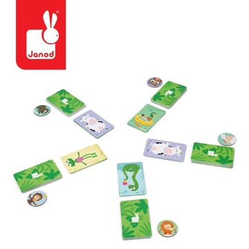 Игра для детей 3-4 лет Janod Chicken Race