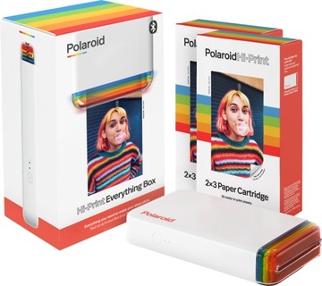 POLAROID HI-PRINT Drukarka Natychmiastowa do Zdjęć do Smartfona Wkłady 40x