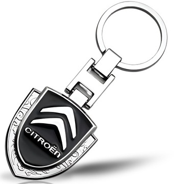 BRELOK BRELOCZEK CITROEN DO KLUCZY SAMOCHODU AUTA METALOWY ZAWIESZKA