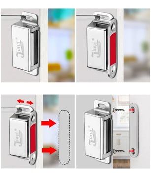 4x мебельный магнит МЕБЕЛЬНАЯ ЗАЩЕЛКА ДЛЯ ШКАФОВ