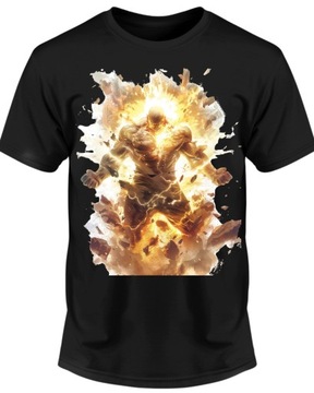 Koszulka męska Eksplozja Mocy siła i energia T-shirt męski