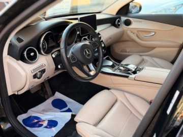 Mercedes Klasa C W205 Kombi 200 184KM 2017 Mercedes-Benz Klasa C Tylko 77000km Jak nowy Panorama 2.0 Benzyna, zdjęcie 13