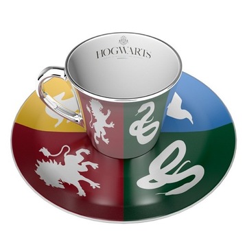 Filiżanka z talerzykiem domy Hogwart Harry Potter