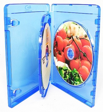 Коробки для 3 дисков Blu-Ray Blue 14 мм 1 шт. Amaray