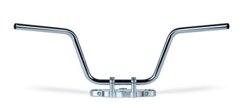 KIEROWNICA STALOWA 22MM APEHANGER CHROMOWANA POŁYSK