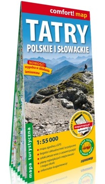 Tatry Zachodnie laminowana mapa 1:30 000