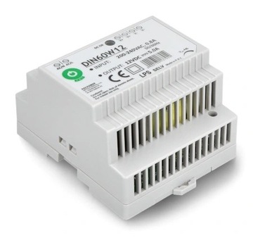Pos Power DIN60W12 Блок питания на DIN-рейку, белый