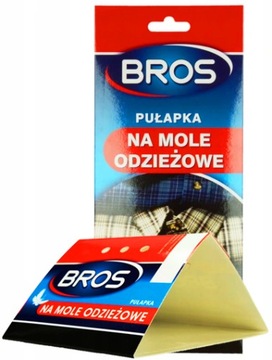 PUŁAPKA LEPOWA LEP Z KLEJEM NA MOLE UBRANIOWE ODZIEŻOWE FEROMONY BROS