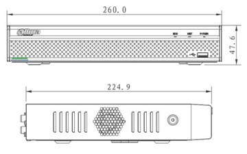 IP-рекордер Dahua NVR4108HS-4KS2/L/8 камер 8MPx