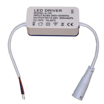 Zasilacz do LED driver CC Clark 4-7W 12-24V do opraw LED