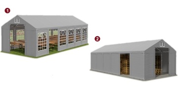 Namiot magazynowy 6x12 RÓŻNE KOLORY FIREPROOF