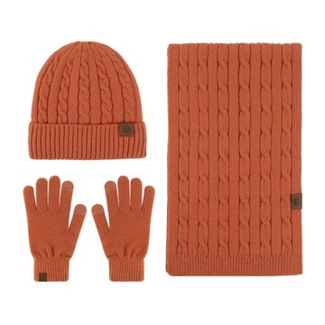 Zestaw szalików i rękawiczek z ekranem dotykowym Beanie Winter Warm Beanie
