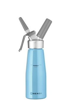 SYFON DO BITEJ ŚMIETANY NIEBIESKI 0,5L HENDI 975862