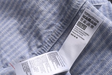 TOPSHOP koszula damska tunika koszulowa bawełna 36