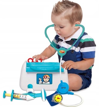 MAŁY DOKTOR ZESTAW LEKARZ INTERAKTYWNY WALIZECZKA