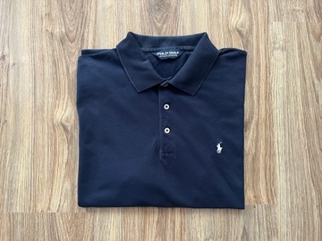 POLO GOLF RALPH LAUREN koszulka męska polo r. L/XL granat