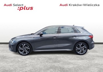 Audi A3 8Y Sportback 1.5 35 TFSI 150KM 2024 Audi A3 Sportback Gwarancja 2028 Salon PL S-Line Virtual Keyless Fotele sp, zdjęcie 1