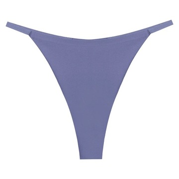 Silk Satin Women's Panties Seamless Thongs Soft Co