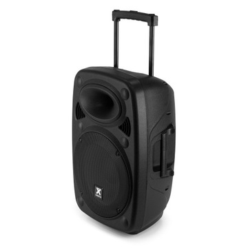 Мобильный динамик для вечеринок Порт 12 дюймов, 800 Вт, аккумулятор BT, 2 микрофона