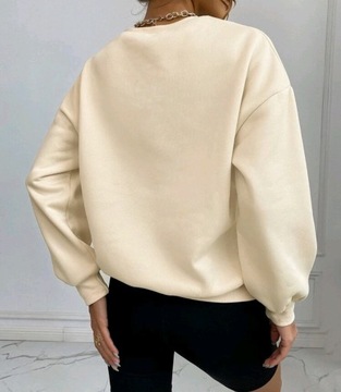 СВИТШОТ ЖЕНСКИЙ Бежевый OVERSIZE