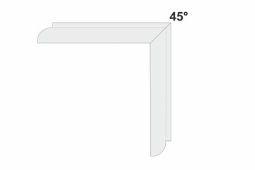 B5C Рустовка фасада из пенополистирола, карнизная планка