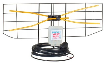 НОВАЯ ВНУТРЕННЯЯ АНТЕННА DVB-T2 MUX8 FM 4K ДЛЯ ТЕЛЕВИЗОРА