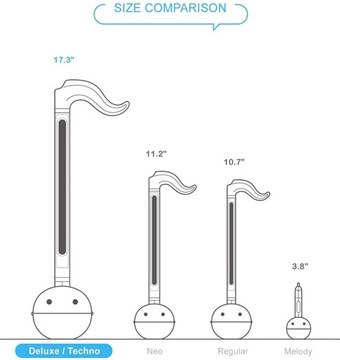 Otamatone Techno Белый инструментальный синтезатор Maywa Denki 44 см Android iOS