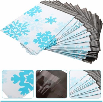 Обертки из фольги декоративной, цветные, курьерские, с печатью, 100 шт.