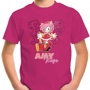 T-SHIRT KOSZULKA 128 SONIC JAKOŚĆ