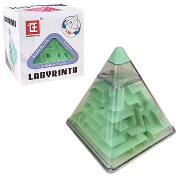 ЛОГИЧЕСКАЯ ЗАГАДКА-ЛАБИРИНТ 3D ПИРАМИДА ИГРА НА НАВЫКИ