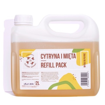 Refill Pack - mydło w płynie Cytryna i Mięta