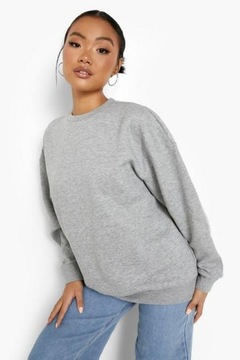 Boohoo szara bluza oversize Petite defekt L