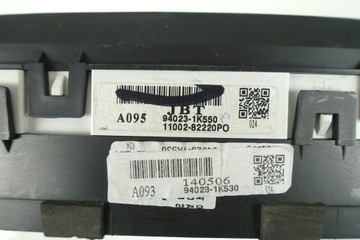 PŘÍSTROJOVÁ DESKA DISPLEJ BUDÍKY BUDÍK HYUNDAI IX20 94023-1K550 11002-82220 PO EU