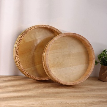 Деревянное ведро для охлаждения риса, суши, цвет хаки.