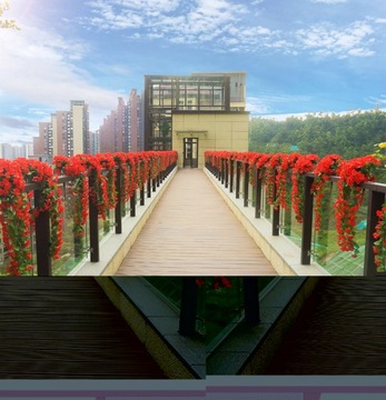 цветочная гирлянда, подвесные искусственные цветы