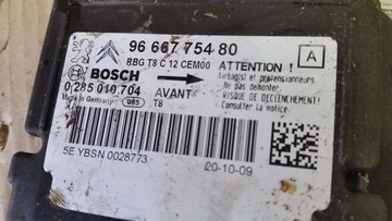 ДАТЧИК ПОДУШКИ БЕЗОПАСНОСТИ PEUGEOT 3008 5008 9666775480