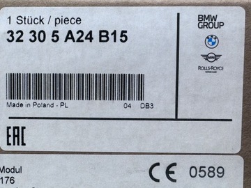 BMW F40 F41 F44 M-PAKET AIRBAG ULOŽENÍ ŘIDIČE KŮŽE 5A24B15 NOVÁ