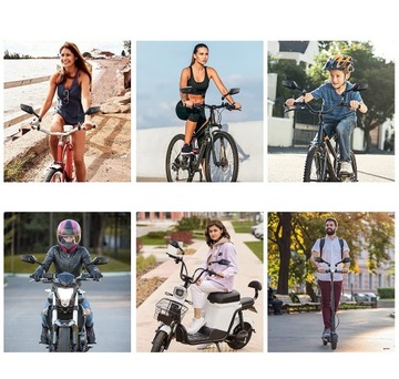 ВЫСОКОКАЧЕСТВЕННОЕ ВЕЛОСИПЕДНОЕ ЗЕРКАЛО, 2 ЧАСТИ, ПОВОРОТНОЕ НА 360°.